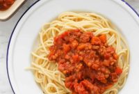 Hearty Vegetarian Bolognese