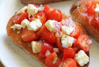 Mediterranean Tomato Feta Bruschetta