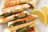 Effortless Spinach Feta Gozleme