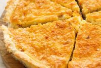 Golden Bacon & Egg Pie