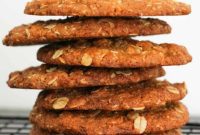 Golden Crispy Anzac Biscuits