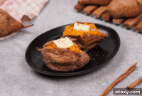 Perfect Microwave Sweet Potato