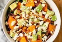 Vibrant Roasted Sweet Potato and Feta Salad