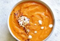 Whole30 Paleo Vegan Sweet Potato Carrot Soup