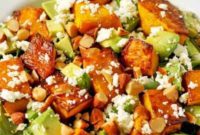 Golden Roasted Pumpkin and Feta Medley