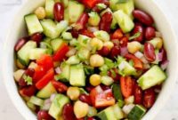 Zesty Two-Bean Power Salad