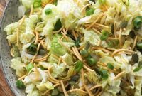 Crispy Cabbage Noodle Slaw