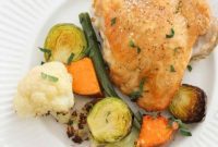 Sheet Pan Golden Chicken Thighs with Roasted Vegetables