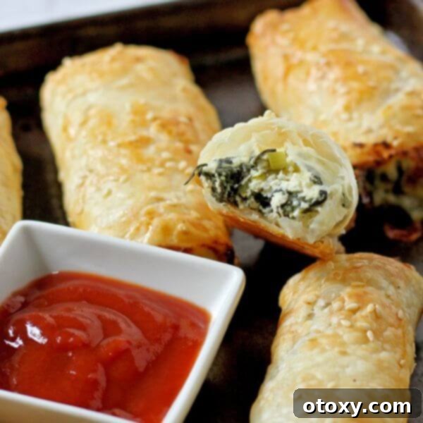 Spinach Ricotta Rolls Oven or Air Fried 1 featured 5779