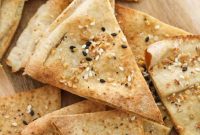 Golden Baked Pita Crisps