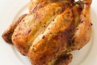 Golden Lemon Rosemary Roasted Chicken