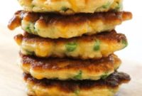 Vibrant Pea and Sweet Corn Fritters