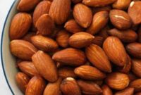 Golden Air Fried Almonds