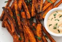 Golden Air Fried Carrot Sticks