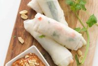 Fresh Chicken Rice Wraps