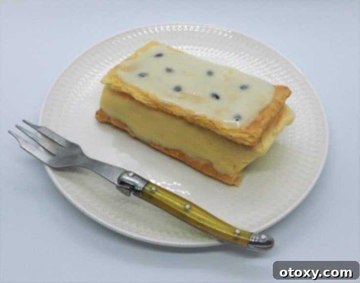 20 Effortless Puff Pastry Delights 14 A unique Vanilla Slice Ice Cream sandwich, featuring creamy ice cream between layers of flaky pastry.