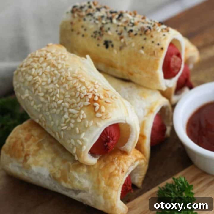 Puffy Dogs {Pigs in a Blanket}