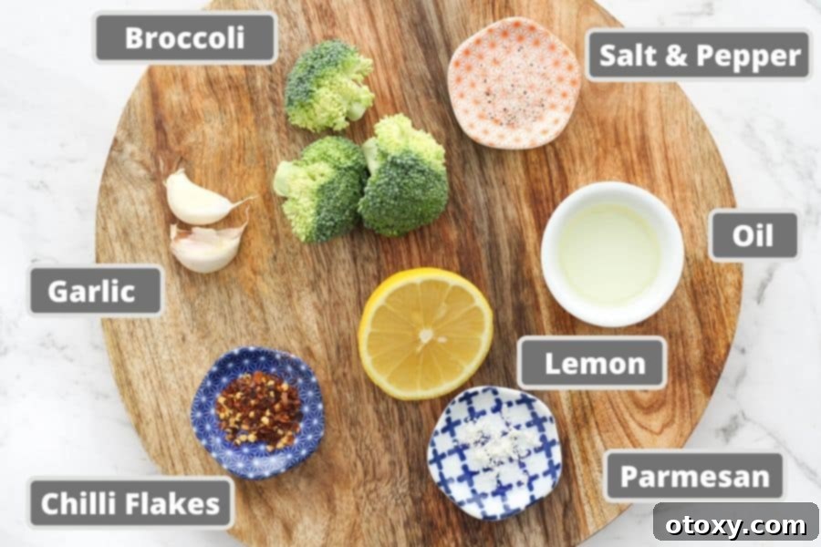 ingredients on a wooden board.