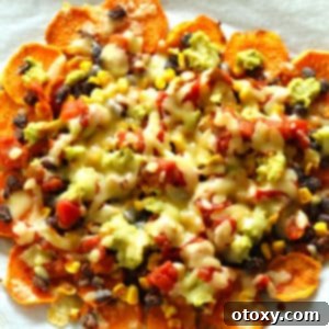 vegetarian sweet potato nachos