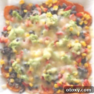 vegetarian sweet potato nachos