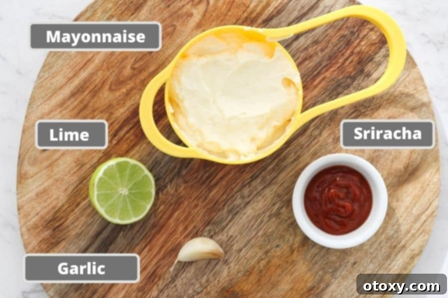 ingredients on a wooden board.