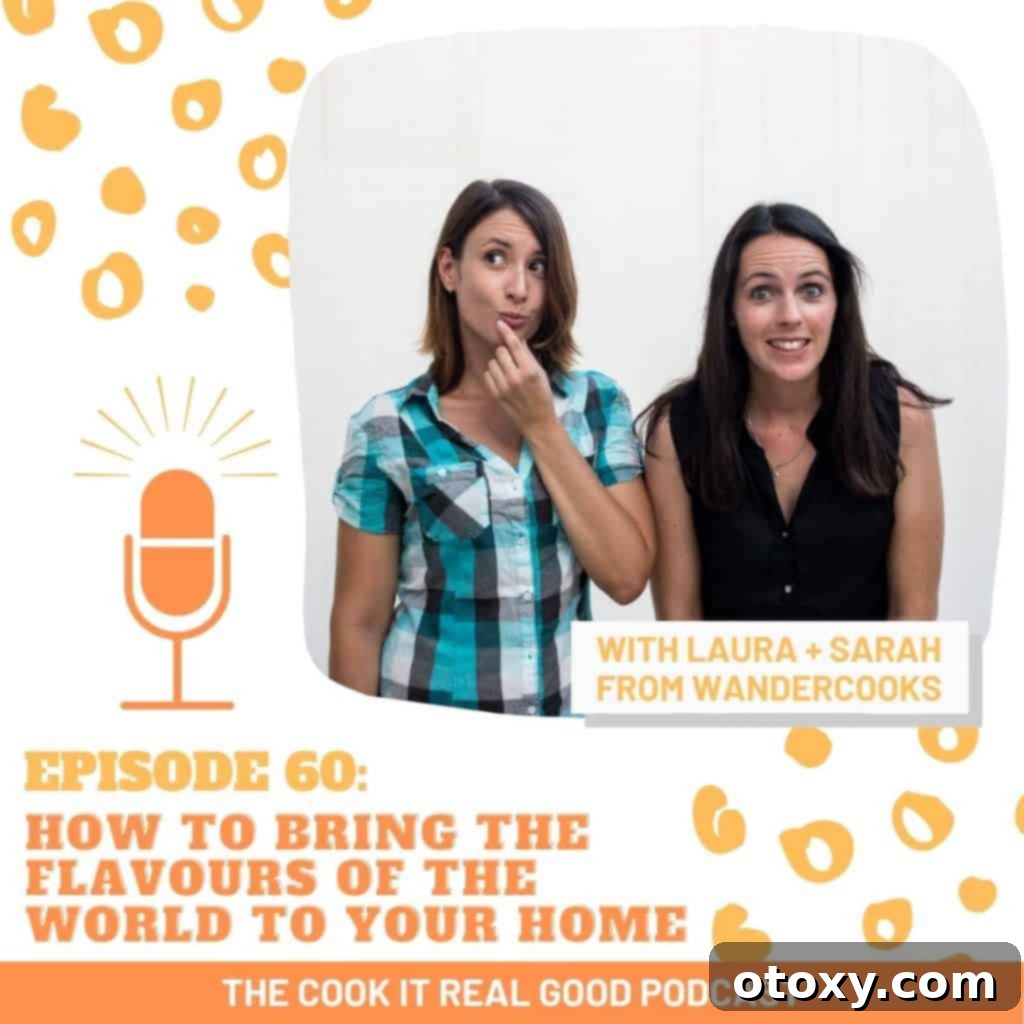 two women with text overlay "how to bring the flavours of the world to your home".