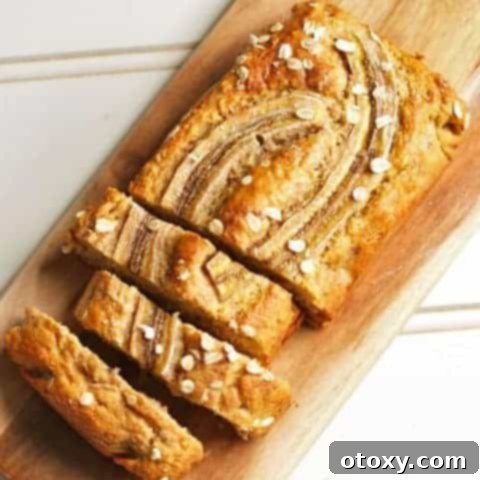 healthy banana bread