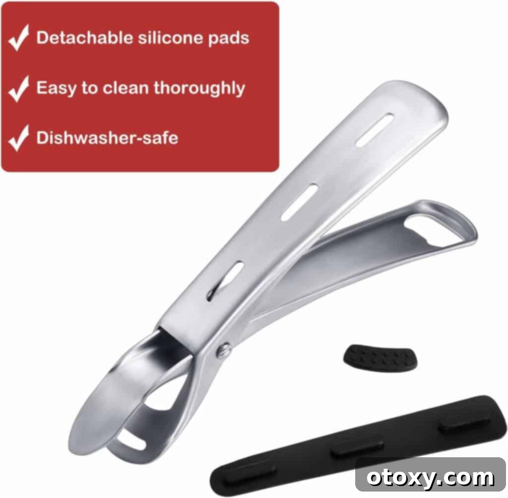 Air fryer pans gripper