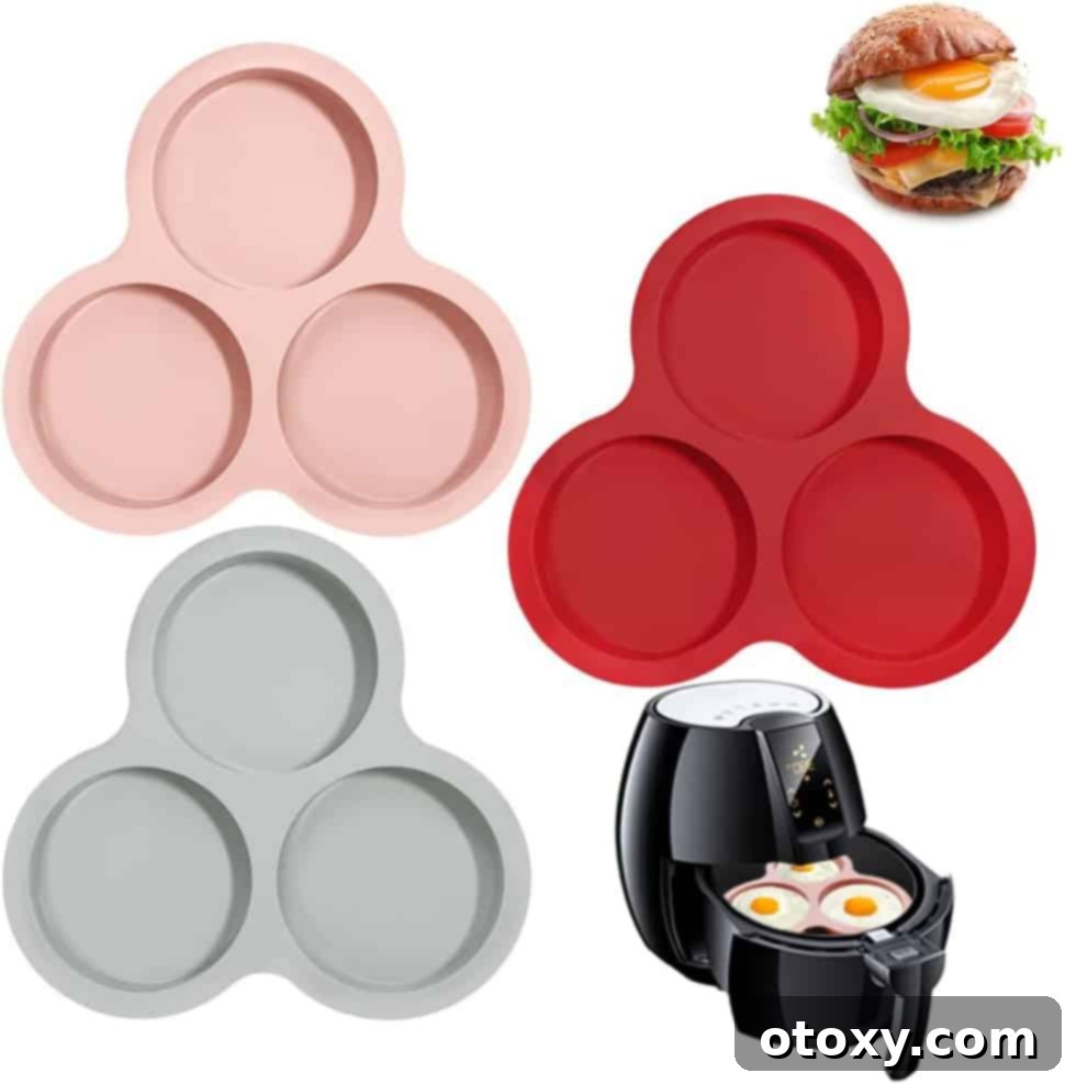 Air fryer egg moulds