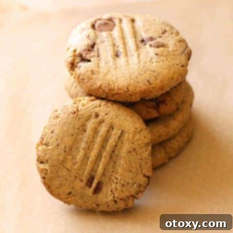 Perfectly baked healthy peanut butter cookies on a cooling rack, ready for enjoyment.