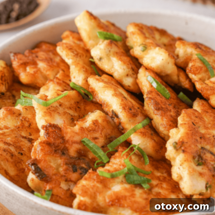 Crispy Chicken Delights 18 Chicken Fritters