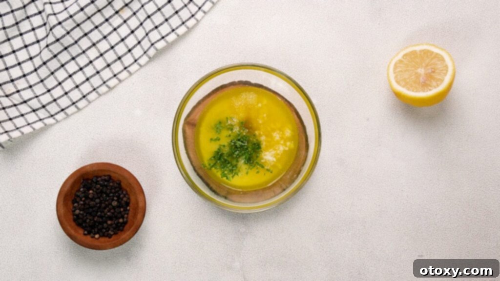 Crispy Air-Fried Tilapia with Zesty Garlic Butter 10 making the garlic butter sauce