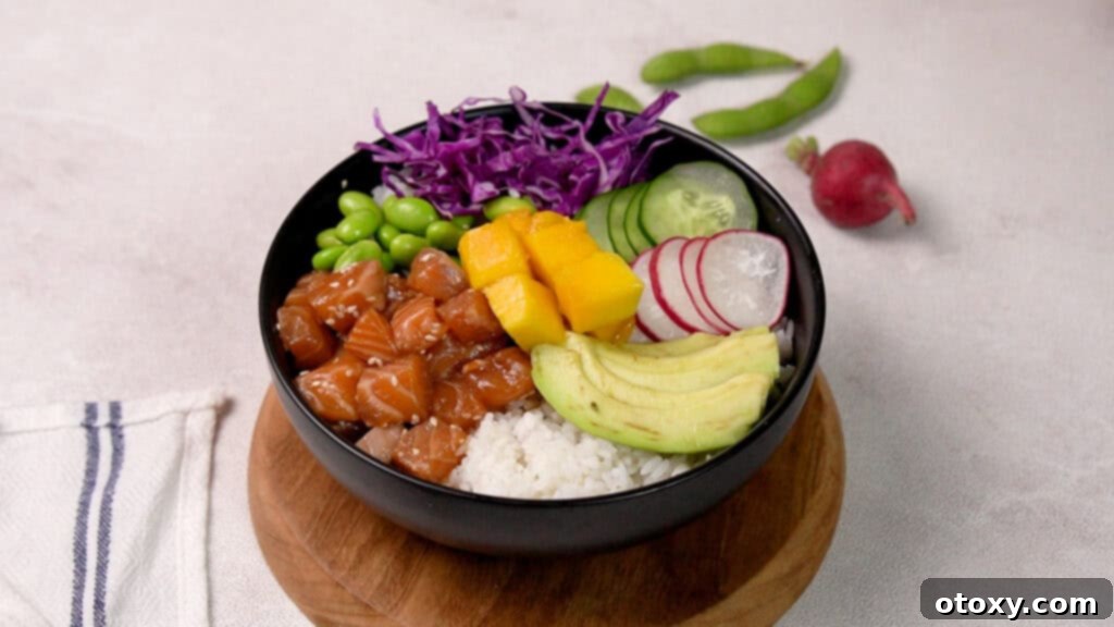 salmon poke bowl