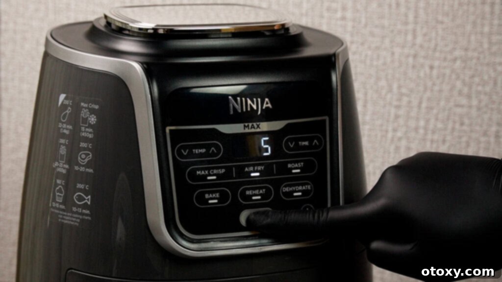 Air Fried Ground Beef Made Simple 12 Air fryer completing the cooking of ground beef