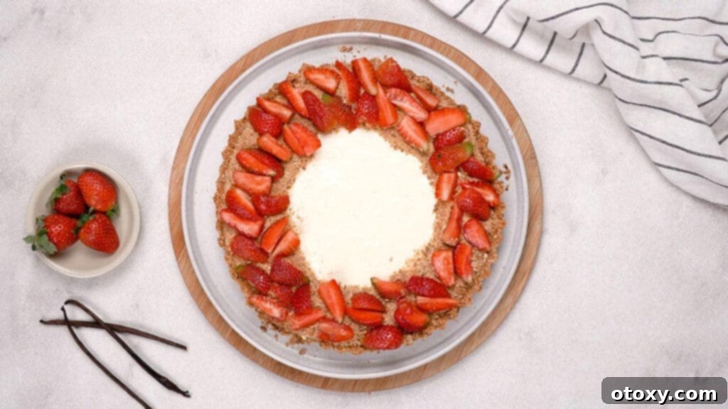  cheesecake with strawberry