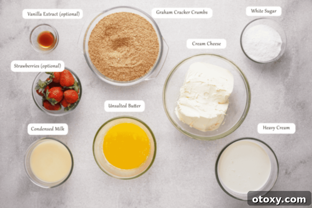  ingredient no bake cheesecake