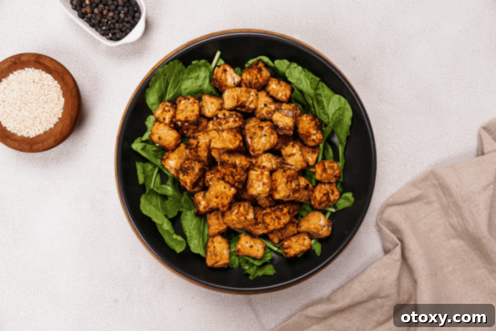 air fried tempeh