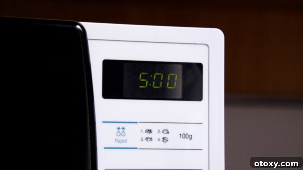 Microwaving Sweet Potatoes