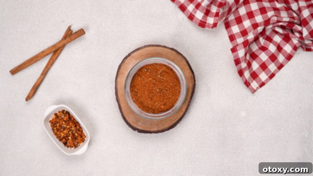 chorizo seasoning in the jar