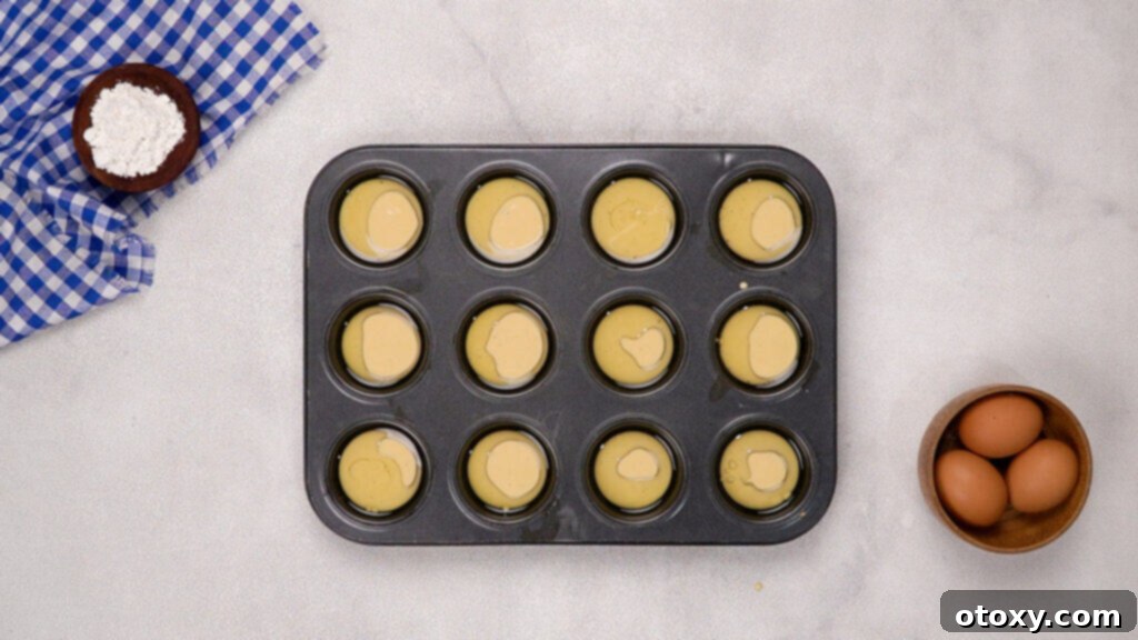 Yorkshire Pudding
Golden Yorkshire Pudding Perfection 9 Pour batter into cups