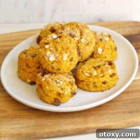 healthy pumpkin scones