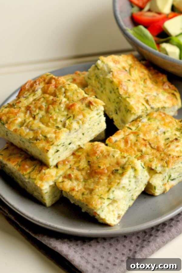 Healthy zucchini slice pieces on a plate, ready to be served
