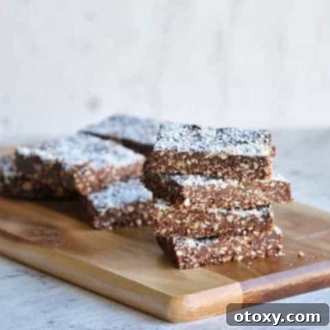 no bake chocolate coconut slice