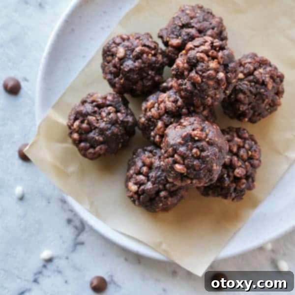 healthy chocolate crackles
