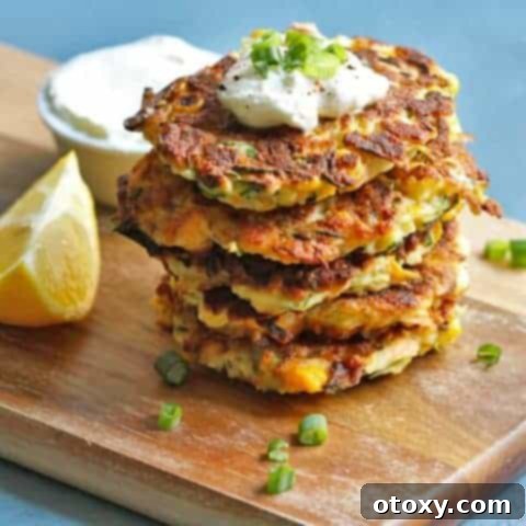 Zucchini and Halloumi Fritters