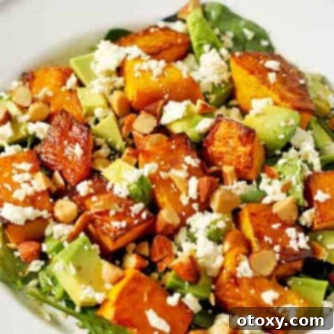 Roast Pumpkin and Feta Salad