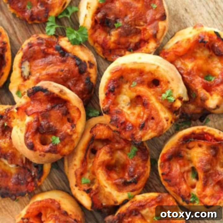 Pizza Pinwheels 13 Pizza Scrolls