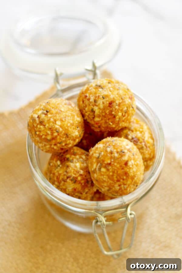 Healthy apricot balls