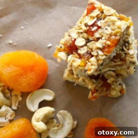 Effortless Chewy Apricot Granola Bars 7 no bake chewy apricot muesli bars