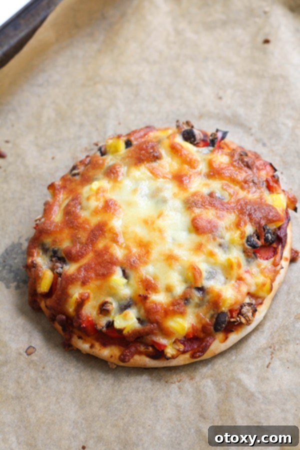 pizza on a baking tray.